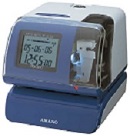 STEMPELUHREN AMANO PIX + ZUBEHÖR